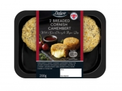 Lidl  Deluxe 2 Breaded Cornish Camembert with Dip