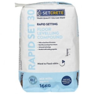 Setcrete Rapid Setting Floor Levelling Compound - 16kg £25.00