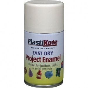 Plastikote Fast Dry Enamel Aerosol Spray - Creme De La Creme £4.00