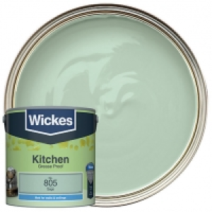 Wickes Sage - No.805 Kitchen Matt Emulsion Paint - 2.5L £16.00