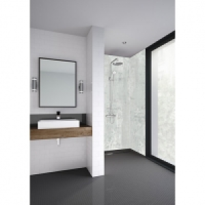 Wickes  Mermaid Modernist Laminate Single Shower Panel - 2400 x 1200