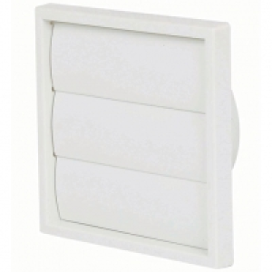 Manrose PVC Gravity Wall Shutter Grille - White 100mm £3.82
