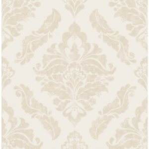 Boutique Damaris Cream Decorative Wallpaper - 10m £23.00