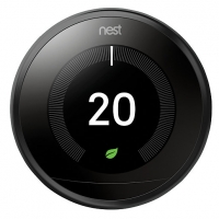 Wickes  Google Nest Learning Smart 3rd Generation Black Thermostat