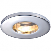 Wickes  Saxby GU10 IP65 Cast Fixed Downlight - Chrome Effect