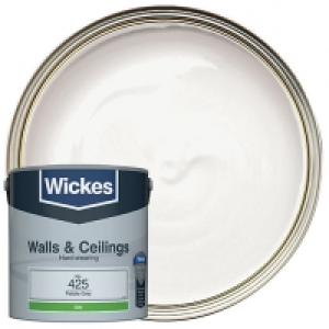 Wickes  Wickes Pebble Grey - No.425 Vinyl Silk Emulsion Paint - 2.5L