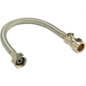 Wickes Flexible Compression Tap Connector With Isolating Val £7.30