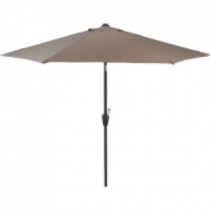 Sturdi 3m Aluminium Round Garden Parasol - Taupe £90.00