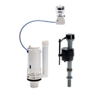 Fluidmaster Push Button Cistern Dual Flush Valve & B/E Fill  £16.99