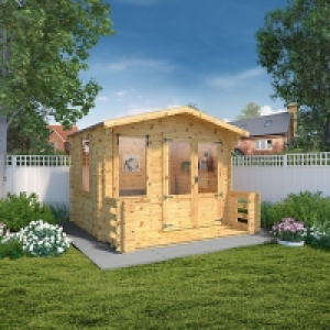 Mercia 3.3 x 3.7m 19mm Log Thickness Log Cabin £1,700.00