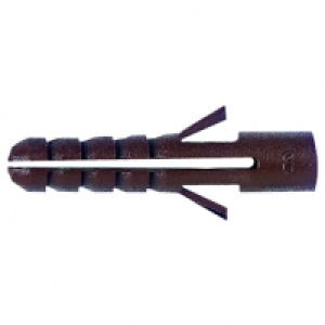 Fischer Wall Plugs Brown 7mm W/ Screws Tub 400 Pack £14.03