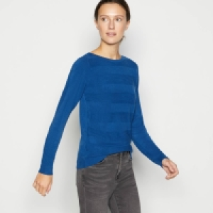 Maine New England Dark Blue Stitch Stripe Jumper