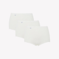 Debenhams Sloggi 3 Pack White Cotton Blend Maxi Briefs