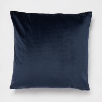 Debenhams Debenhams Navy Blue Velvet Cushion