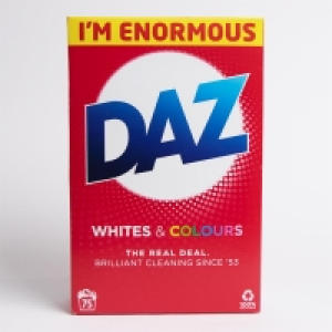 HomeBargains  Daz Washing Powder Whites & Colours 4.875kg (75 Washes)