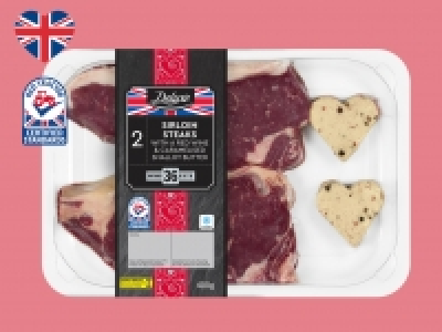 Deluxe 2 British Beef 36-Day Matured Sirloin Steaks