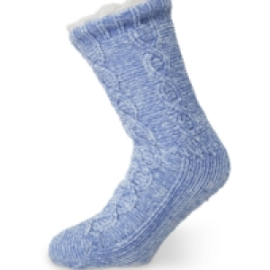 Ladies Lilac Chenille Socks 4-8 £3.99