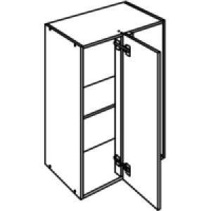 Edmonton Corner Wall Unit 600mm