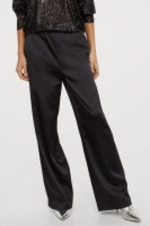 Wide satin trousers £17.00