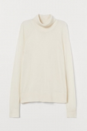 Fine-knit polo-neck jumper £8.00