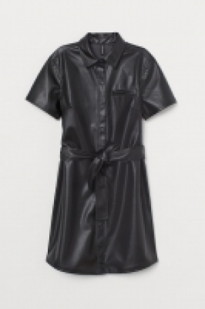 Imitation leather dress £15.00