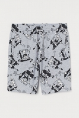 HM  Patterned sweatshirt shorts