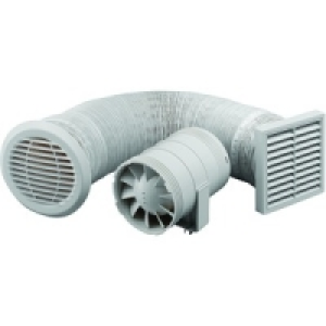 Wickes Silent Bathroom Extractor Kit with Timer &pound;51.99