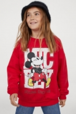 Oversized printed sweatshirt £9.00