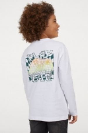Printed jersey top £7.00