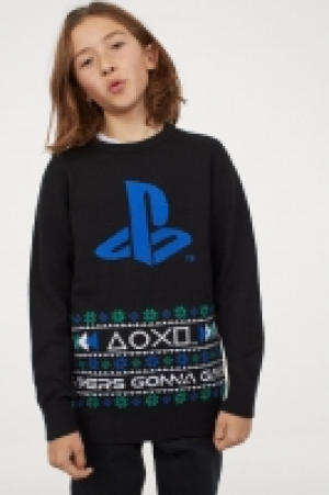 Jacquard-knit jumper £13.00