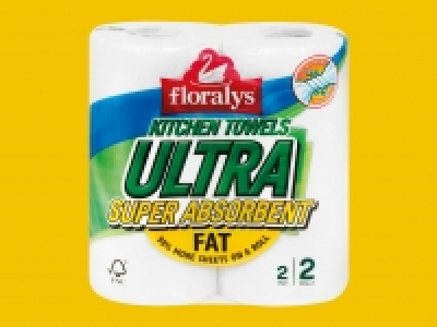 Floralys Super Absorbent Kitchen Towels £1.09
