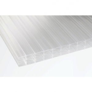 25mm Clear Multiwall Polycarbonate Sheet - 6000 x 1600mm £343.85