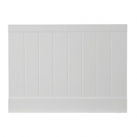 Wickes  Wickes Tongue & Groove Bath End Panel - White Gloss 700mm