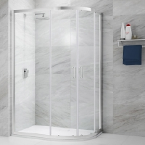 Nexa By Merlyn 6mm Chrome Offset Quadrant Double Sliding Doo £350.00
