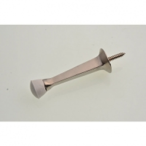 Wickes Solid Door Stop - Satin Nickel £2.70