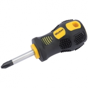 Wickes Stubby Phillips Screwdriver - PH2 x 38mm £2.20