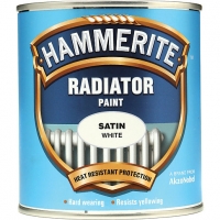 Wickes  Hammerite Radiator Enamel Paint - Satin White 500ml
