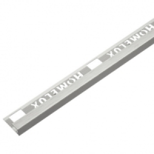 Homelux 12mm Metal Square Stainless Steel Square Tile Trim 2 £21.00