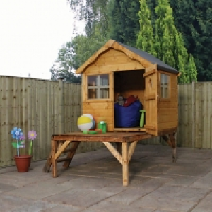 Mercia 6 x 5ft Wooden Snug Playhouse & Tower with Assembly £510.00