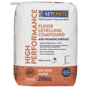 Setcrete High Performance Floor Levelling Compound - 20kg £20.00