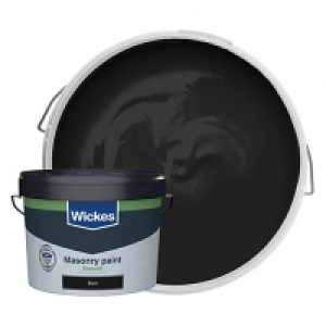 Wickes Masonry Smooth Black 10L £30.00