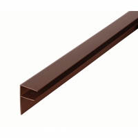 Wickes  16mm PVC Side Flashing - Brown 4m