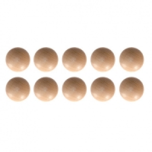 Wickes Unvarnished Ring Door Knob - Pine 35mm Pack of 10 £6.00