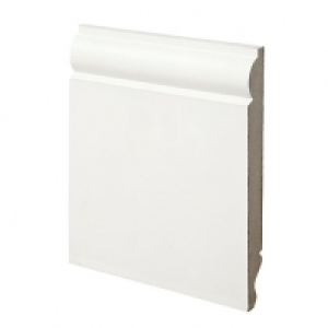 Wickes  Wickes Dual Purpose Torus/Ogee Primed MDF Skirting - 18mm x 