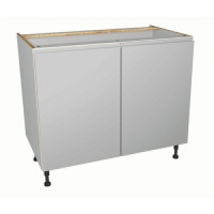 Wickes Madison Grey Gloss Handleless Base Unit - 1000mm £143.00
