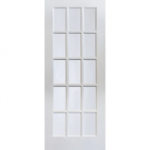 Jeld-Wen 15 Lite Clear Glazed White MDF Internal Door - 1981 £190.00