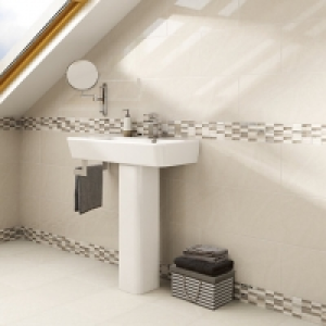 Wickes Delaware Brick Mosaic Tile - 305 x 305mm £12.49