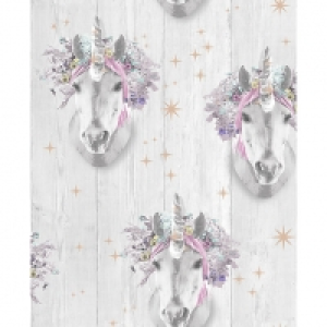 Fresco Unicorn Hologram Wallpaper 10m £13.00