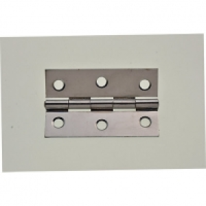 Wickes Butt Hinge - Chrome/Steel 76mm Pack of 2 £3.49