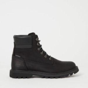 Debenhams Caterpillar Black Leather Deplete Boots